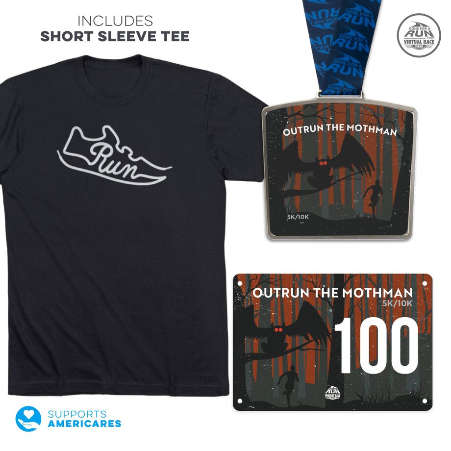 Virtual Race - Outrun the Mothman 5K/10K