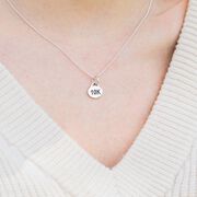 Sterling Silver 10K Oval Necklace