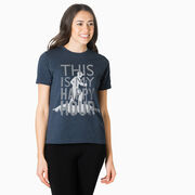 Hiking Short Sleeve T- Shirt - This Is My Happy Hour Hiker