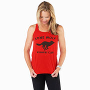 Flowy Racerback Tank Top - Lone Wolf Runners Club