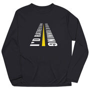 Men's Running Long Sleeve Performance Tee - I'd Rather Be Running