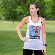 Women's Racerback Performance Tank Top - Stars and Strides