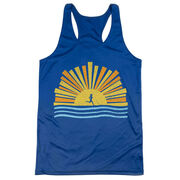 Women's Racerback Performance Tank Top - Here Comes The Sun