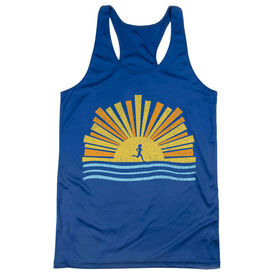 Women's Racerback Performance Tank Top - Here Comes The Sun