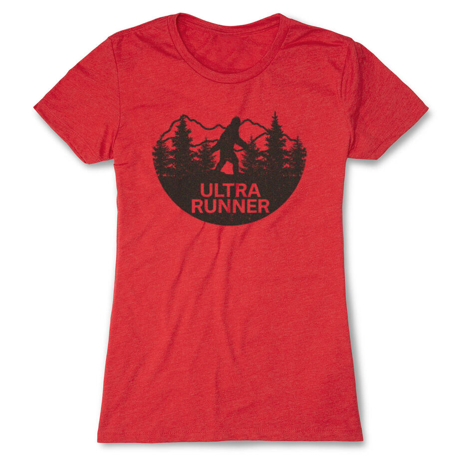 Women's Everyday Runners Tee - Ultra Runner Bigfoot