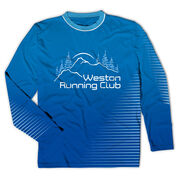 Running Long Sleeve Velocitee T-Shirt - Custom