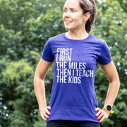 Women's Everyday Runners Tee - Then I Teach The Kids