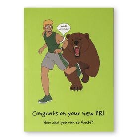 Running Greeting Card - Congrats on Your PR