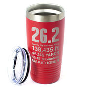 Running 20 oz. Double Insulated Tumbler - 26.2 Math Miles