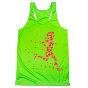 Women's Racerback Performance Tank Top - Heartfelt Runner Girl