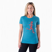 Women's Everyday Runners Tee - Heartfelt Runner Girl