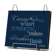 BibFOLIO&reg; Race Bib Album - Courage To Start