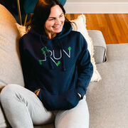 Statement Fleece Hoodie -  Let's Run Lucky