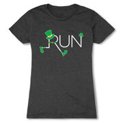 Running Women's Everyday Tee - Let's Run Lucky