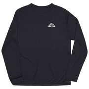 Men's Running Long Sleeve Performance Tee - Gone For a Run® Logo - Mini