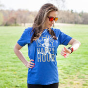 Running Short Sleeve T-Shirt - This Is My Happy Hour