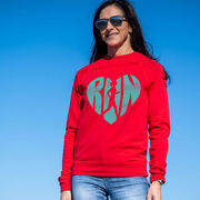 Running Raglan Crew Neck Pullover - Love The Run