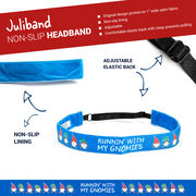 Athletic Juliband Non-Slip Headband - Running with My Gnomies - Christmas