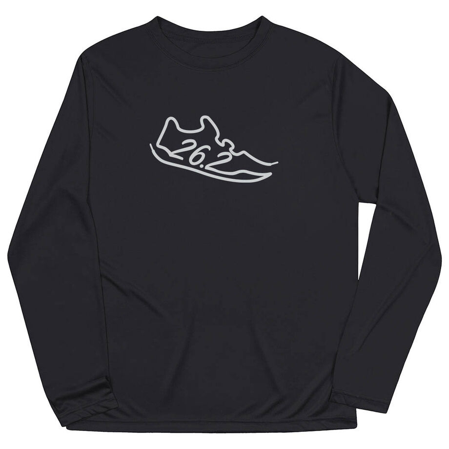 Men's Running Long Sleeve Performance Tee - 26.2 Run Shoe