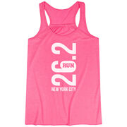 Flowy Racerback Tank Top - New York City 26.2 Vertical