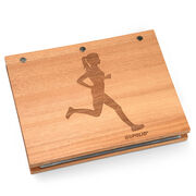 Premier Wood BibFOLIO® Race Bib Album - Female Runner