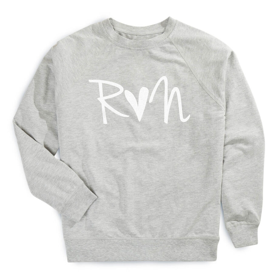 Running Raglan Crew Neck Pullover - Run Heart