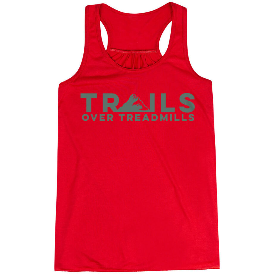 Flowy Racerback Tank Top - Trails Over Treadmills