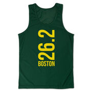 Men's Running Performance Tank Top - Boston 26.2 Vertical