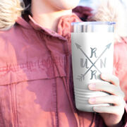 Running 20 oz. Double Insulated Tumbler - RUNR Crossed Arrows