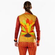 Women's Running Long Sleeve Performance Tee - Run Now Gobble Later