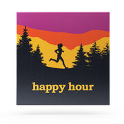 Running Canvas Wall Art - Happy Hour