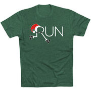 Running Short Sleeve T-Shirt - Let's Run For Christmas