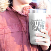 Running 20oz. Double Insulated Tumbler - Running On Girl Power