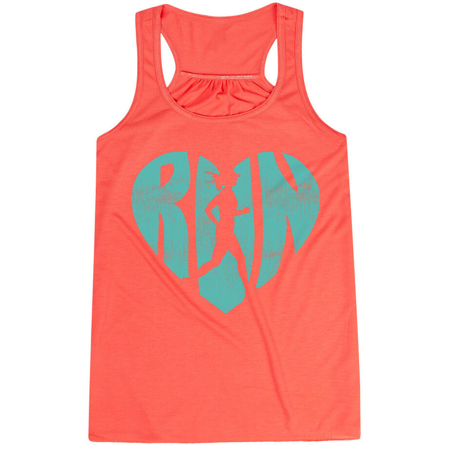 Flowy Racerback Tank Top - Love The Run