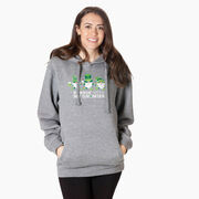 Statement Fleece Hoodie - Runnin' With My Gnomies - Lucky