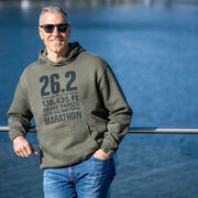 Statement Fleece Hoodie -  26.2 Math Miles