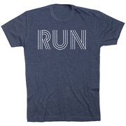 Running Short Sleeve T-Shirt - Run Lines