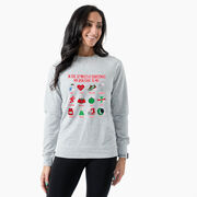 Running Raglan Crew Neck Sweatshirt - The 12 Miles of Christmas