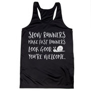 Women's Racerback Performance Tank Top - Slow Runners