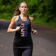 Women's Racerback Performance Tank Top - Patriotic Run