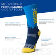 Socrates&reg; Mid-Calf Socks - Boston 26.2