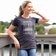 Women's Everyday Runners Tee - Because of the Brave