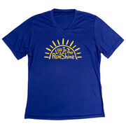 Women's Short Sleeve Tech Tee - Live In The RunShine