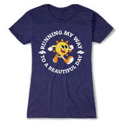 Women's Everyday Runners Tee - Running My Way to a Beautiful Day