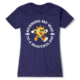 Women's Everyday Runners Tee - Running My Way to a Beautiful Day