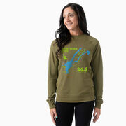 Running Raglan Crew Neck Pullover - New York City Route