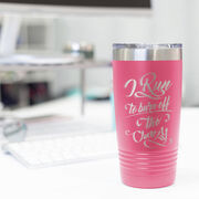 Running 20 oz. Double Insulated Tumbler - I Run To Burn Off The Crazy