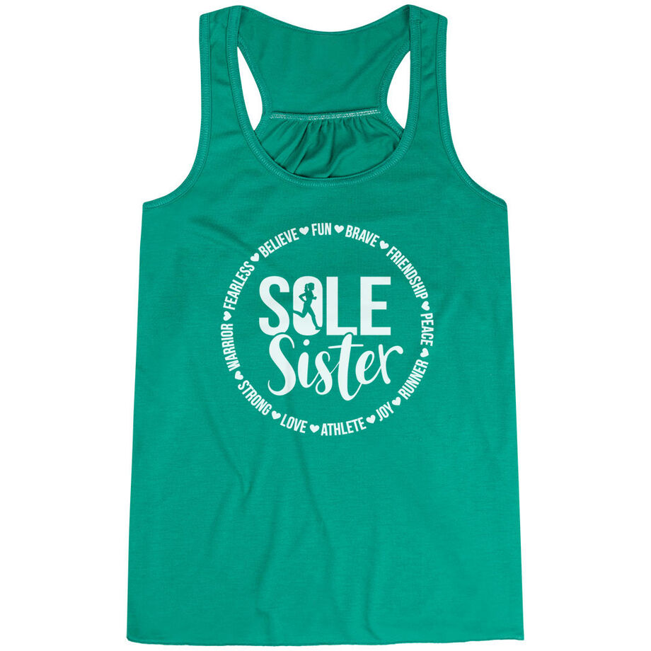 Flowy Racerback Tank Top - Sole Sister