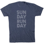 Running Short Sleeve T-Shirt - Sunday Runday (Stacked)