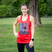 Women's Racerback Performance Tank Top - Stars and Strides